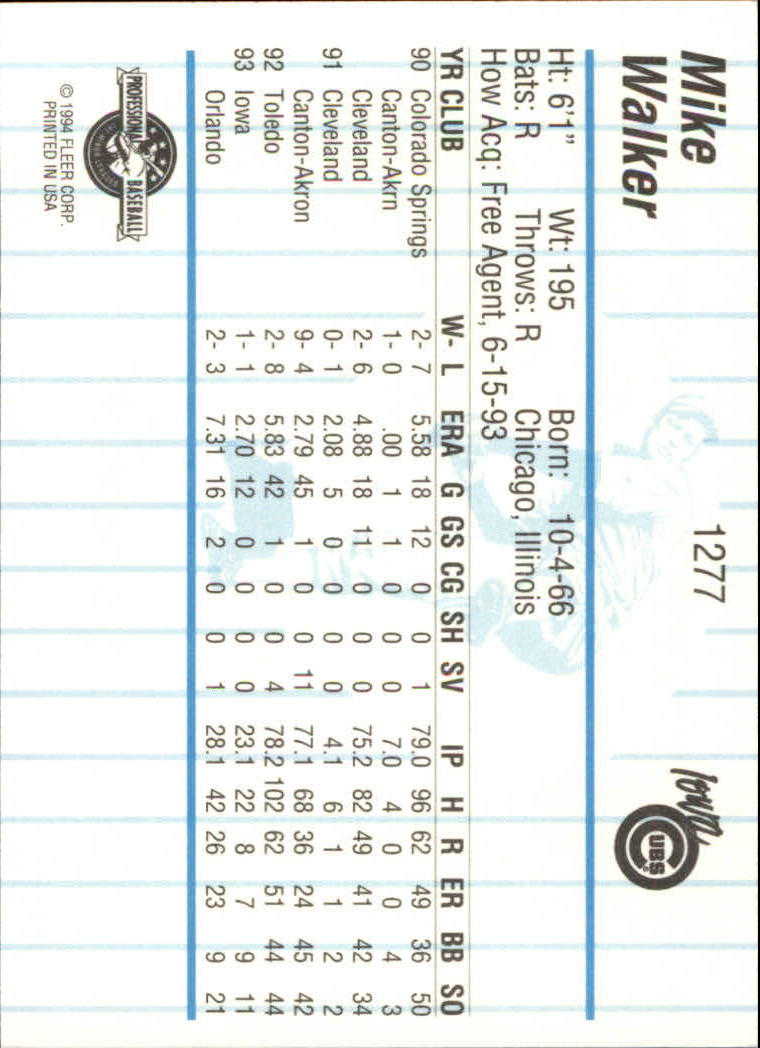 B6600- 1994 Fleer / Procards Minor League BB Group9 -du Pick- 15 + Free US - Bild 19 von 301
