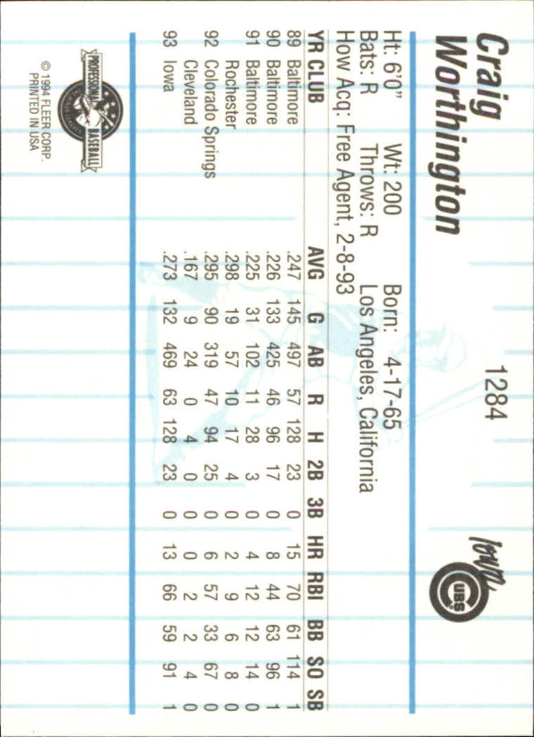 B6600- 1994 Fleer / Procards Minor League BB Group9 -du Pick- 15 + Free US - Bild 33 von 301