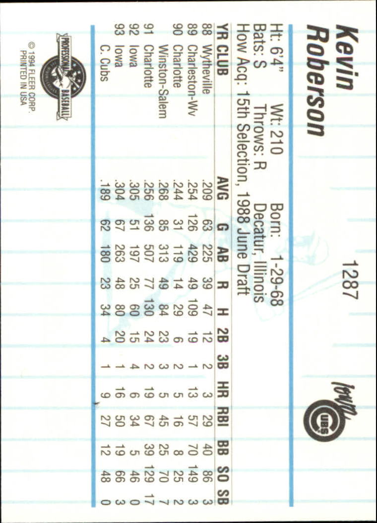 B6600- 1994 Fleer / Procards Minor League BB Group9 -du Pick- 15 + Free US - Bild 39 von 301