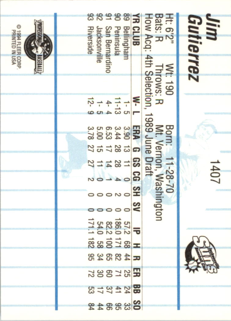 B6600- 1994 Fleer / Procards Minor League BB Group9 -du Pick- 15 + Free US - Bild 81 von 301