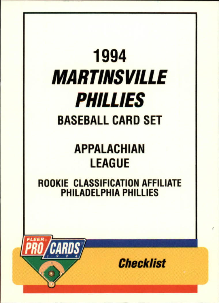 B6600- 1994 Fleer / Procards Minor League BB Group11 -du Pick- 15 + Free US - Bild 42 von 237