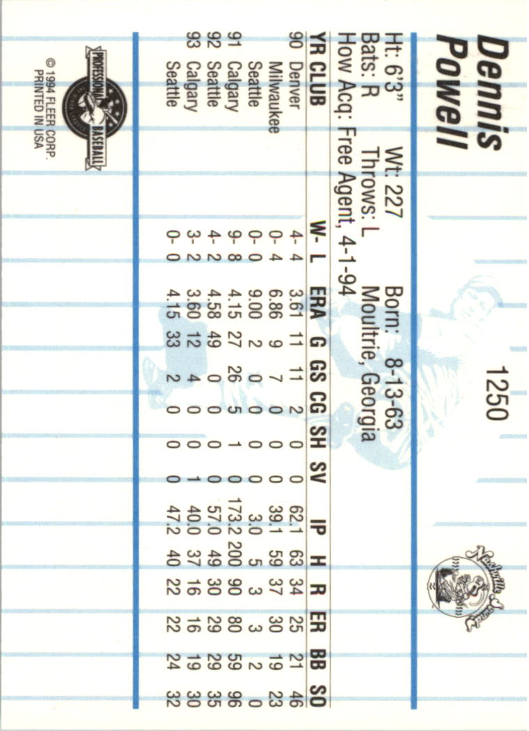 B6600- 1994 Fleer / Procards Minor League BB Group11 -du Pick- 15 + Free US - Bild 187 von 237