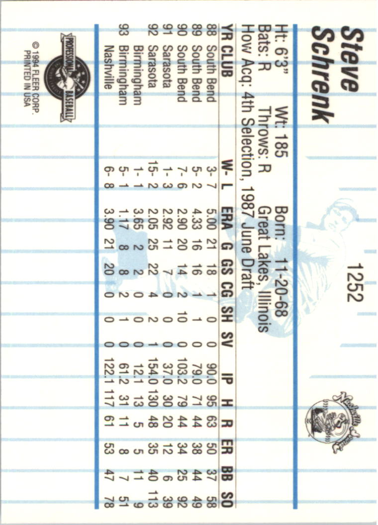 B6600- 1994 Fleer / Procards Minor League BB Group11 -du Pick- 15 + Free US - Bild 191 von 237