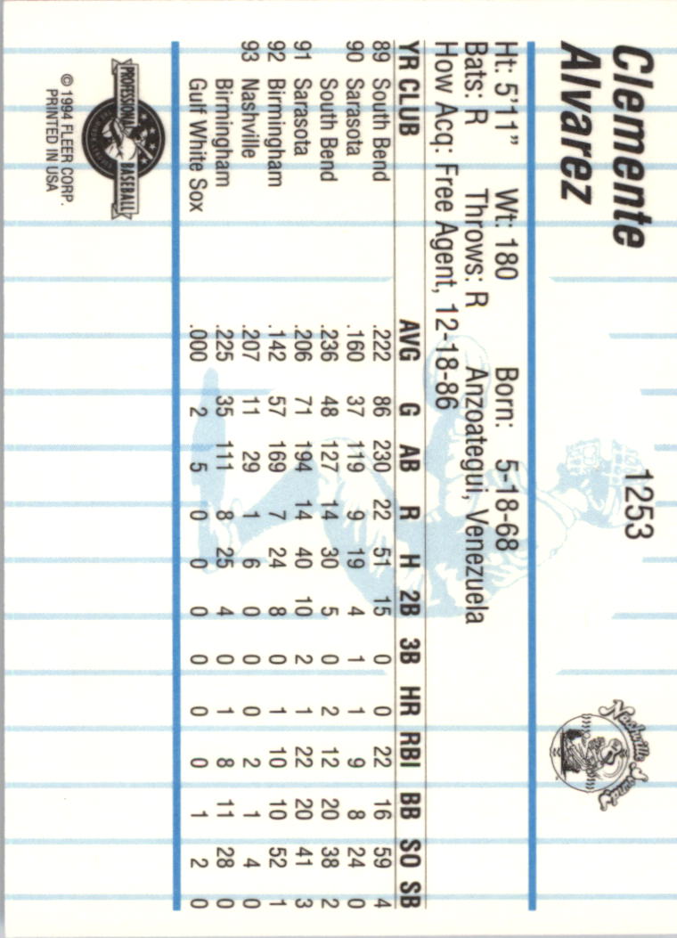 B6600- 1994 Fleer / Procards Minor League BB Group11 -du Pick- 15 + Free US - Bild 193 von 237
