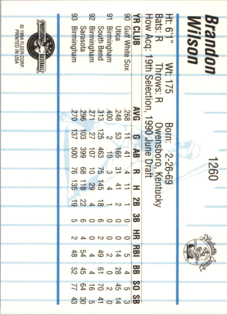 B6600- 1994 Fleer / Procards Minor League BB Group11 -du Pick- 15 + Free US - Bild 207 von 237