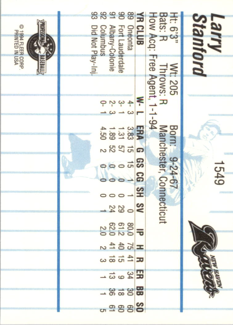 B6600- 1994 Fleer / Procards Minor League BB Group12 -du Pick- 15 + Free US - Bild 29 von 251