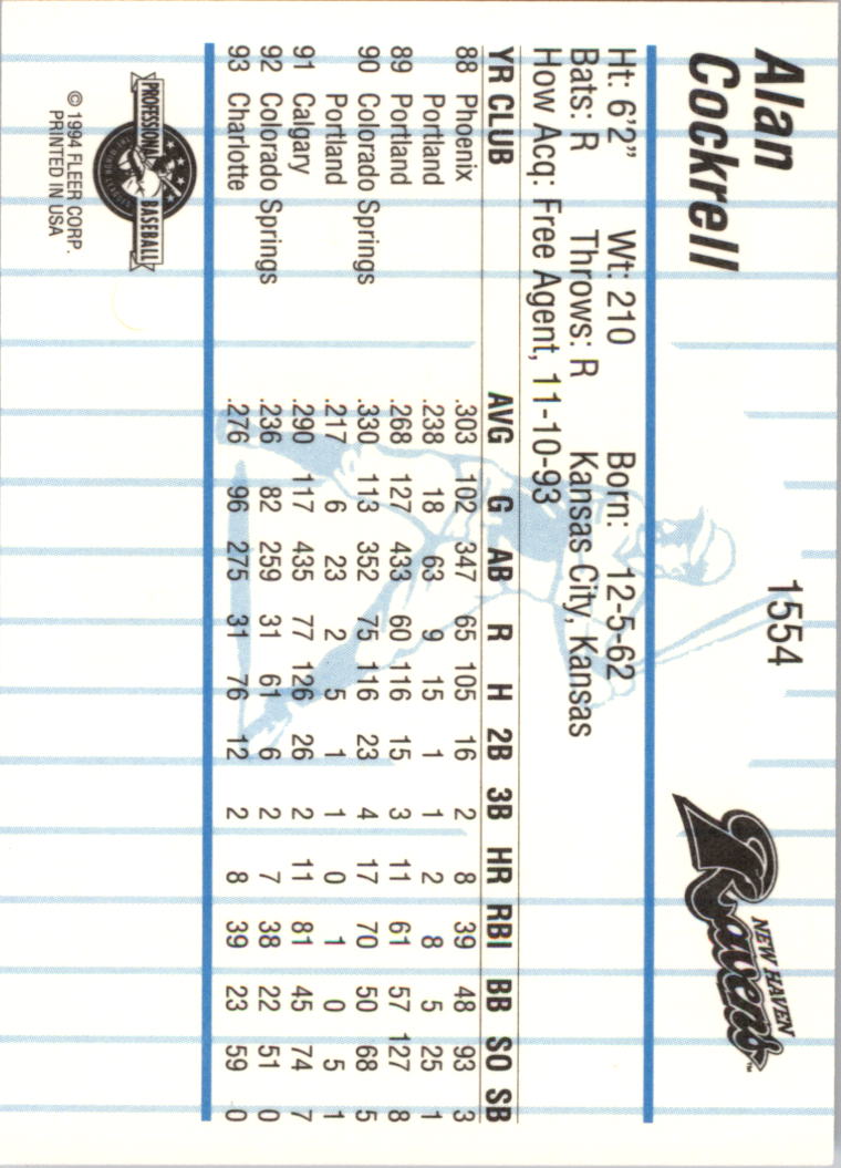 B6600- 1994 Fleer / Procards Minor League BB Group12 -du Pick- 15 + Free US - Bild 39 von 251