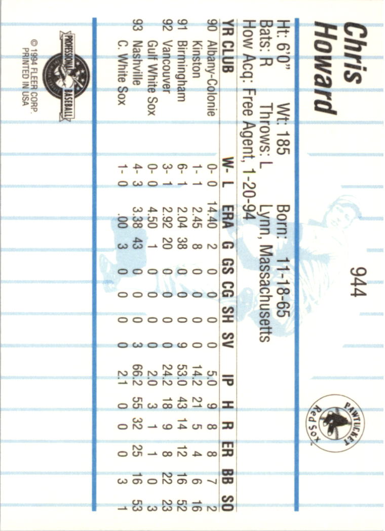 B6600- 1994 Fleer/ProCards Minor League BB Group13 -You Pick- 15+ FREE US SHIP - Picture 109 of 375