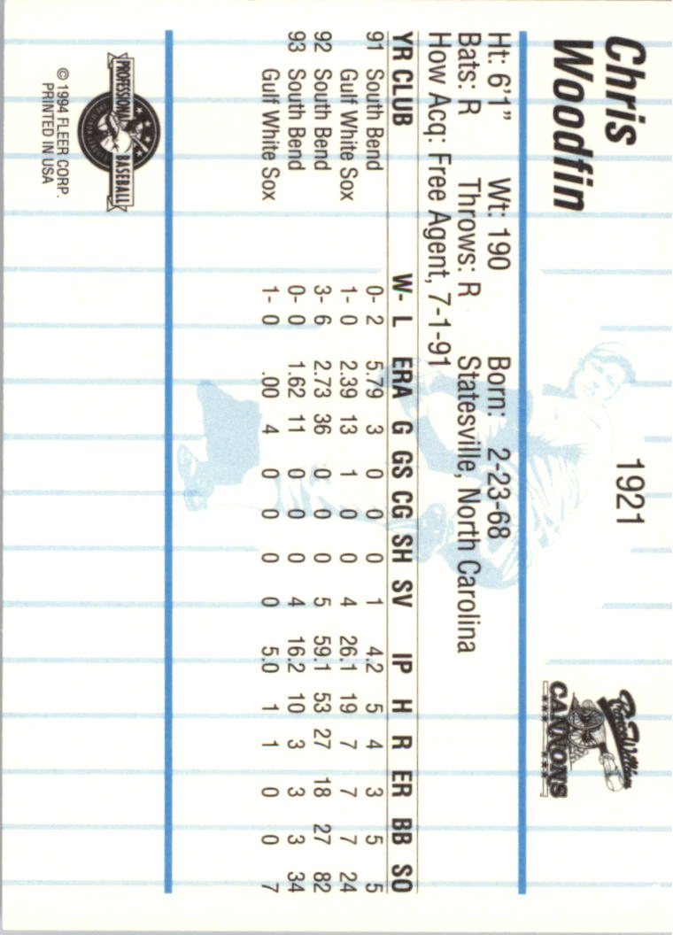 B6600- 1994 Fleer/ProCards Minor League BB Group13 -You Pick- 15+ FREE US SHIP - Picture 329 of 375
