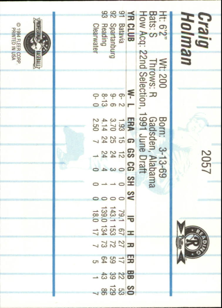 B6600- 1994 Fleer / Procards Minor League BB Group14 -du Pick- 15 + Free US - Bild 23 von 191