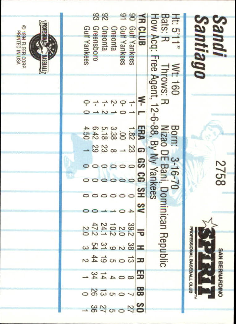 B6600- 1994 Fleer / Procards Minor League BB Group15 -du Pick- 15 + Free US - Bild 27 von 253