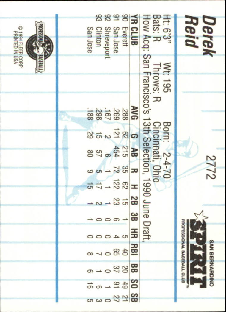 B6600- 1994 Fleer / Procards Minor League BB Group15 -du Pick- 15 + Free US - Bild 55 von 253