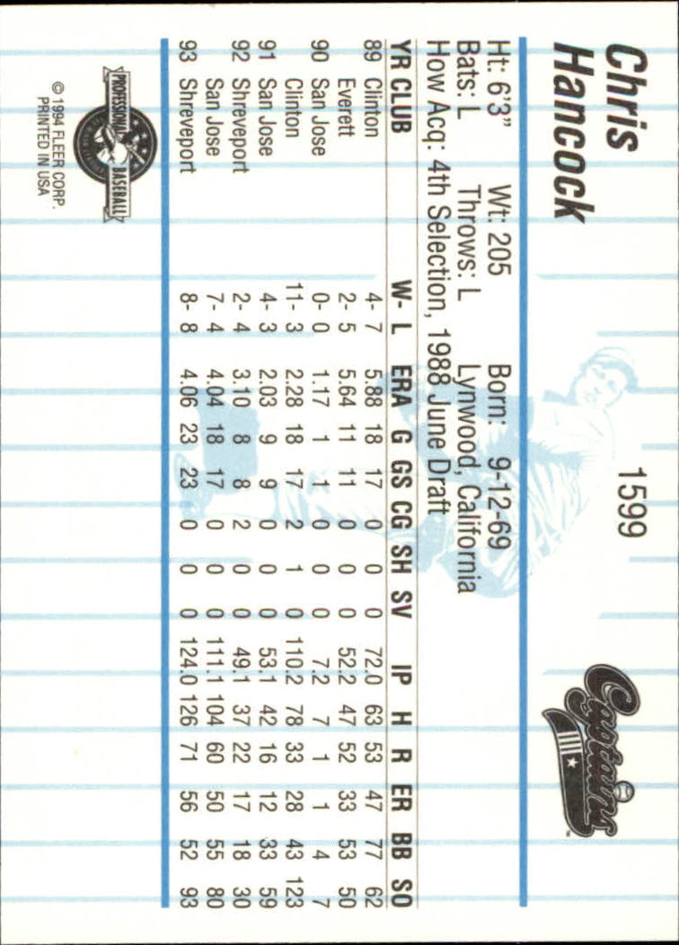B6600- 1994 Fleer / Procards Minor League BB Group15 -du Pick- 15 + Free US - Bild 201 von 253