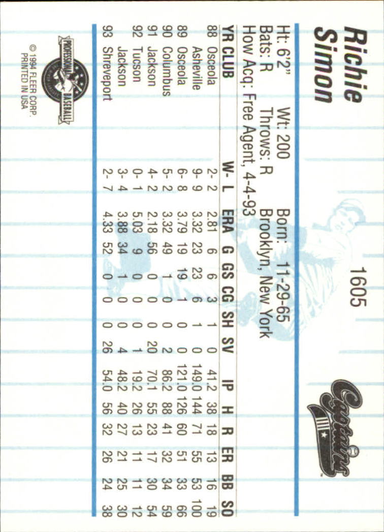 B6600- 1994 Fleer / Procards Minor League BB Group15 -du Pick- 15 + Free US - Bild 213 von 253