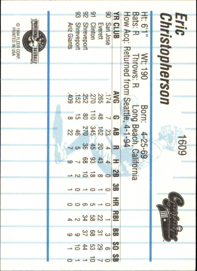 B6600- 1994 Fleer / Procards Minor League BB Group15 -du Pick- 15 + Free US - Bild 221 von 253