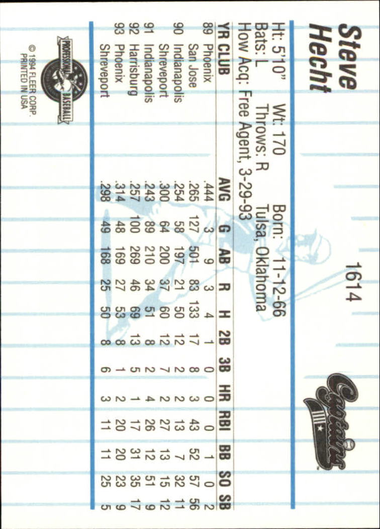 B6600- 1994 Fleer / Procards Minor League BB Group15 -du Pick- 15 + Free US - Bild 231 von 253