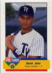 1994 Tampa Yankees Fleer/ProCards #2393 Derek Jeter