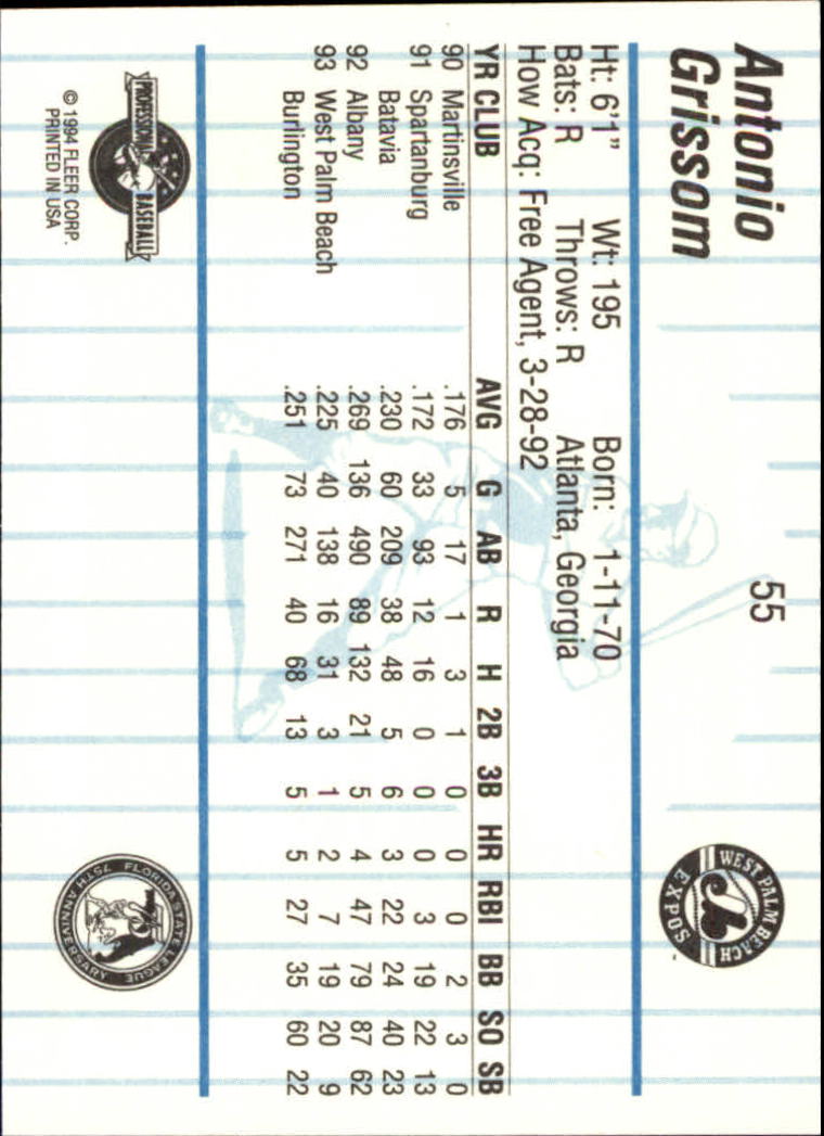 B6600- 1994 Fleer/ProCards Minor League BB Group18 -You Pick- 15+ FREE US SHIP - Picture 143 of 159