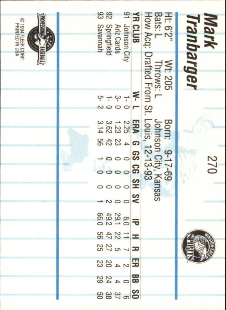 B6600- 1994 Fleer / Procards Minor League BB Group19 -du Pick- 15 + Free US - Bild 67 von 125