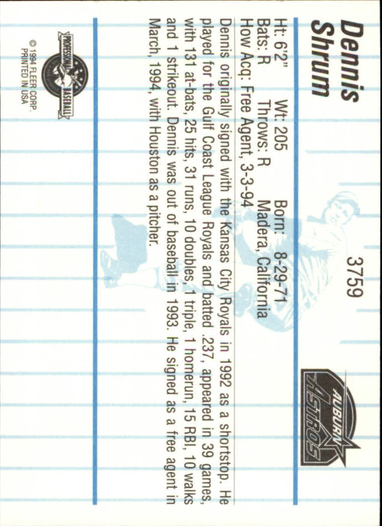 B6600- 1994 Fleer/ProCards Minor League BB Group1 -You Pick- 15+ FREE US SHIP - Picture 145 of 209