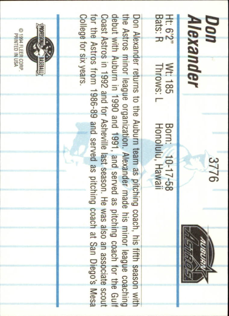 B6600- 1994 Fleer/ProCards Minor League BB Group1 -You Pick- 15+ FREE US SHIP - Picture 177 of 209