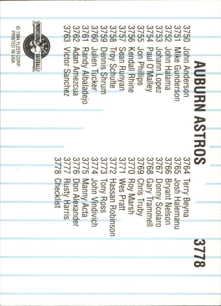 B6600- 1994 Fleer/ProCards Minor League BB Group1 -You Pick- 15+ FREE US SHIP - Picture 181 of 209