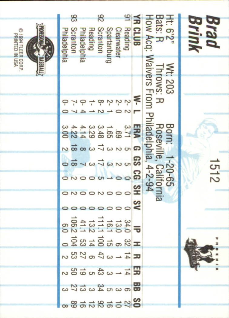 B6600- 1994 Fleer/ProCards Minor League BB Group13 -You Pick- 15+ FREE US SHIP - Picture 187 of 375