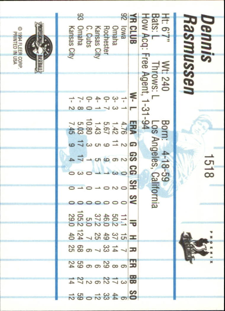 B6600- 1994 Fleer/ProCards Minor League BB Group13 -You Pick- 15+ FREE US SHIP - Picture 199 of 375