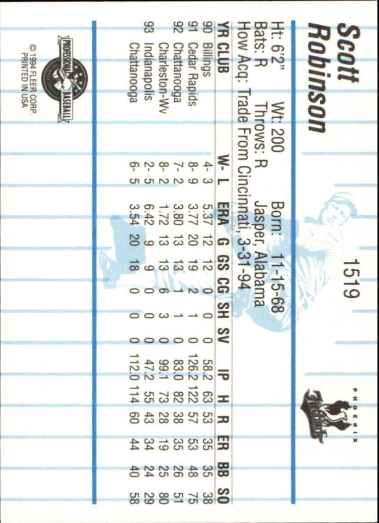 B6600- 1994 Fleer/ProCards Minor League BB Group13 -You Pick- 15+ FREE US SHIP - Picture 201 of 375