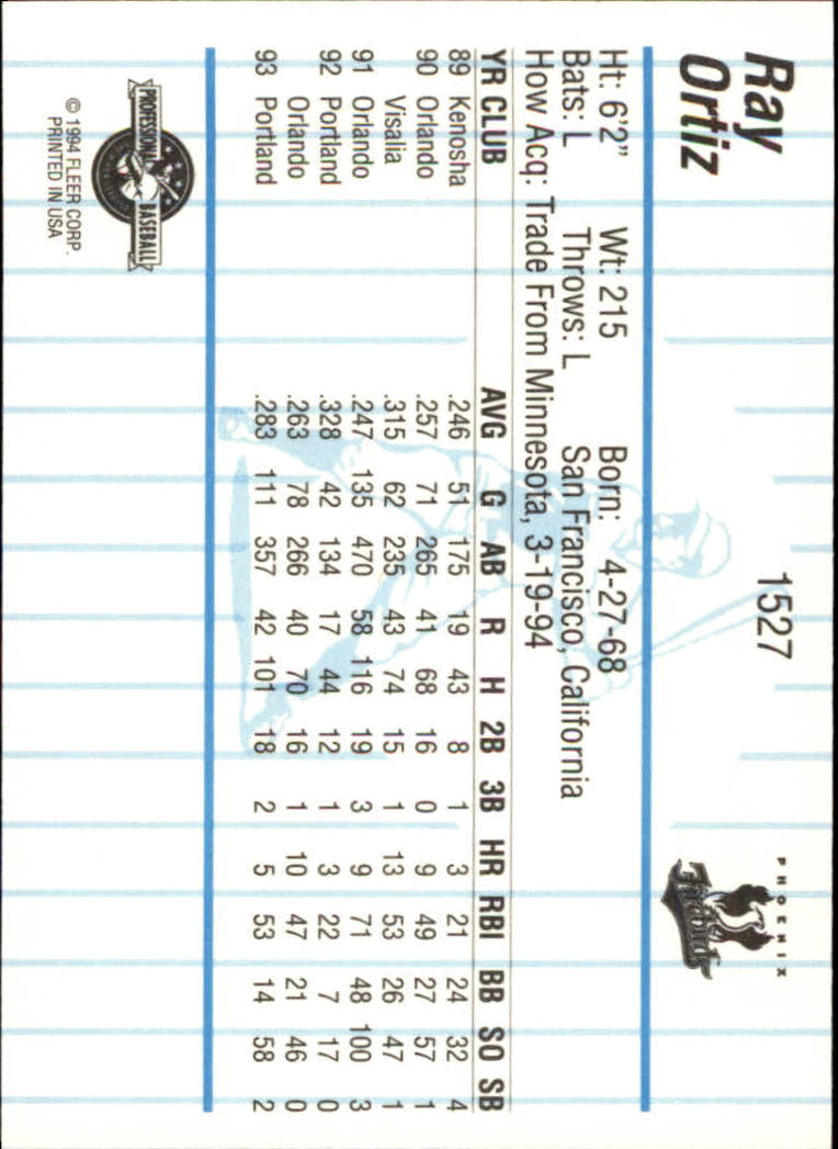 B6600- 1994 Fleer/ProCards Minor League BB Group13 -You Pick- 15+ FREE US SHIP - Picture 217 of 375