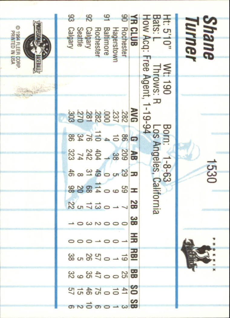 B6600- 1994 Fleer/ProCards Minor League BB Group13 -You Pick- 15+ FREE US SHIP - Picture 223 of 375