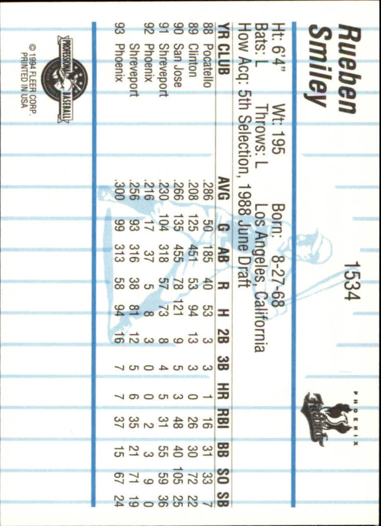 B6600- 1994 Fleer/ProCards Minor League BB Group13 -You Pick- 15+ FREE US SHIP - Picture 231 of 375