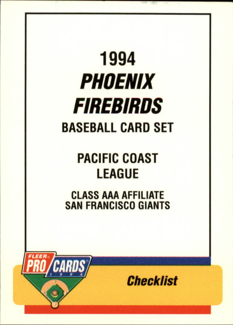 B6600- 1994 Fleer/ProCards Minor League BB Group13 -You Pick- 15+ FREE US SHIP - Picture 238 of 375