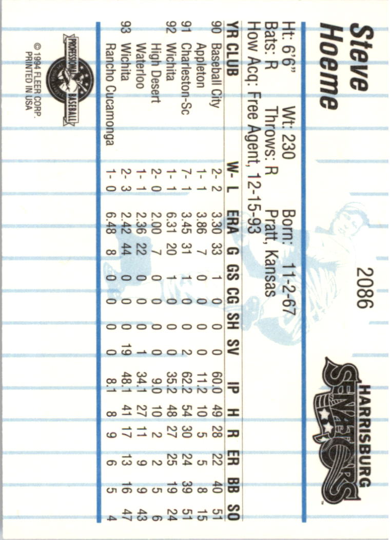 B6600- 1994 Fleer/ProCards Minor League BB Group7 -You Pick- 15+ FREE US SHIP - Picture 125 of 137