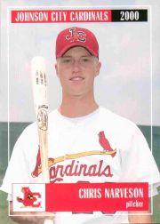 2000 Johnson City Cardinals Interstate Graphics #29 Chris Narveson