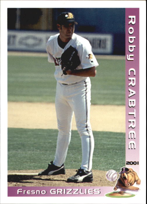 2001 Fresno Grizzlies Grandstand #6 Robby Crabtree