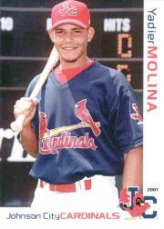 Yadier Molina #4 St. Louis Cardinals Gold-Black Edition Printed