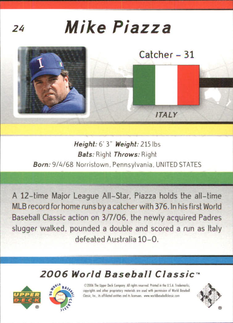 2006 Upper Deck World Baseball Classic Box Set #1 Derek Jeter - NM-MT