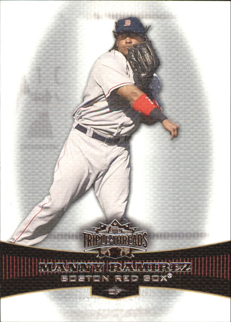 2006 Topps Triple Threads #49 Manny Ramirez