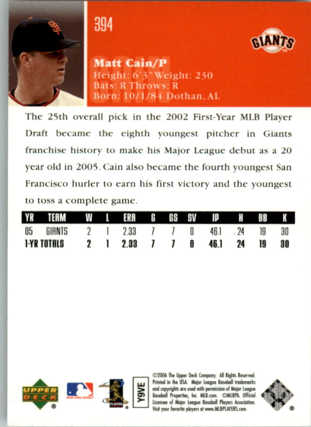 2006 Upper Deck Baseball (Pick Card From List 377-766) C152 11-24 - Picture 24 of 494