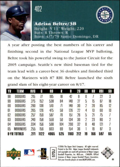 2006 Upper Deck Baseball (Pick Card From List 377-766) C152 11-24 - Picture 34 of 494