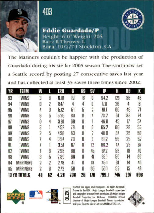 2006 Upper Deck Baseball (Pick Card From List 377-766) C152 11-24 - Picture 36 of 494