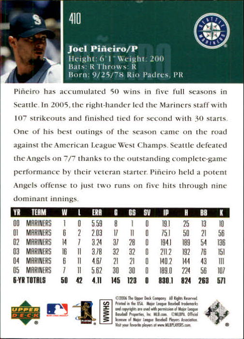2006 Upper Deck Baseball (Pick Card From List 377-766) C152 11-24 - Picture 44 of 494