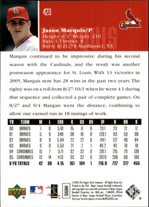 2006 Upper Deck Baseball (Pick Card From List 377-766) C152 11-24 - Picture 64 of 494