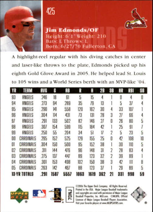 2006 Upper Deck Baseball (Pick Card From List 377-766) C152 11-24 - Picture 66 of 494