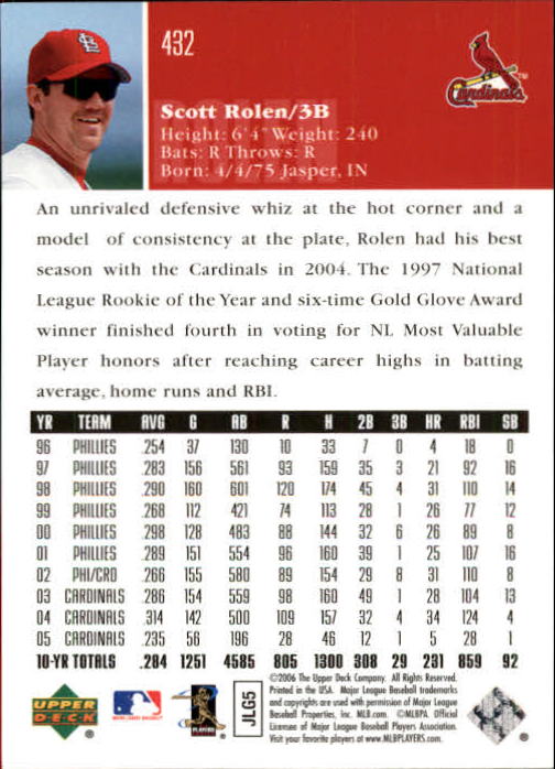 2006 Upper Deck Baseball (Pick Card From List 377-766) C152 11-24 - Picture 74 of 494