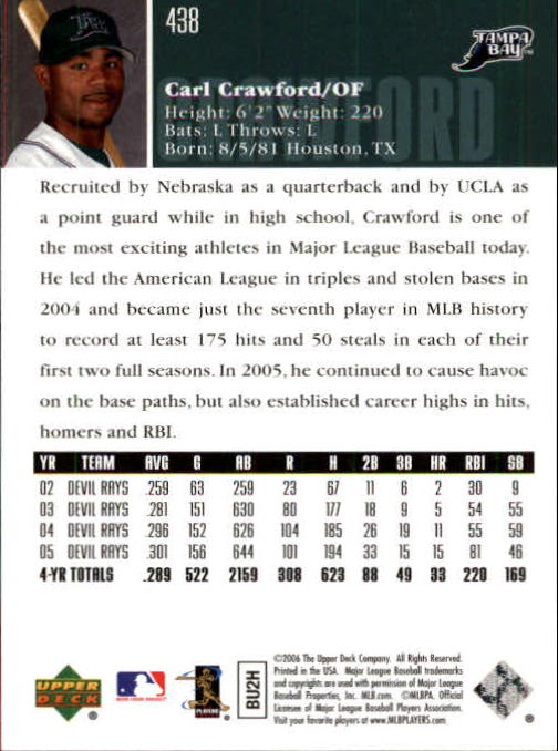 2006 Upper Deck Baseball (Pick Card From List 377-766) C152 11-24 - Picture 84 of 494
