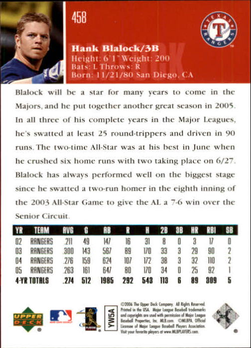 2006 Upper Deck Baseball (Pick Card From List 377-766) C152 11-24 - Picture 120 of 494