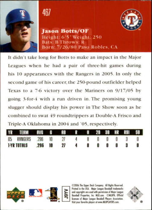 2006 Upper Deck Baseball (Pick Card From List 377-766) C152 11-24 - Picture 134 of 494