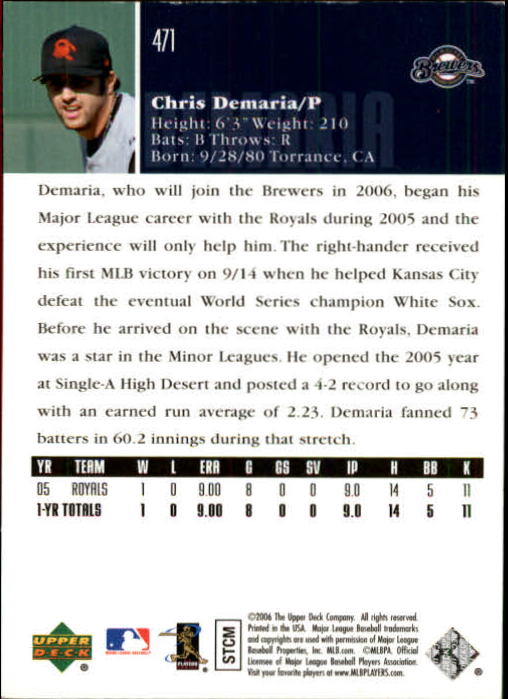 2006 Upper Deck Baseball (Pick Card From List 377-766) C152 11-24 - Picture 138 of 494